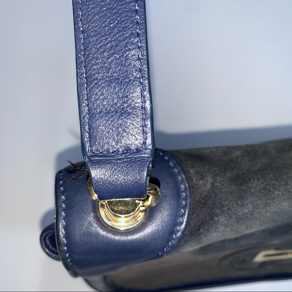 Tory Burch Hannah Shoulder Bag Blue - Picture 5 of 16